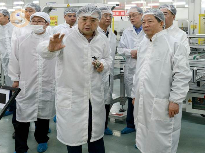 2016年6月4日辽宁省委书记、省人大常委会主任（时任辽宁省省长）陈求发同道莅临公司视察