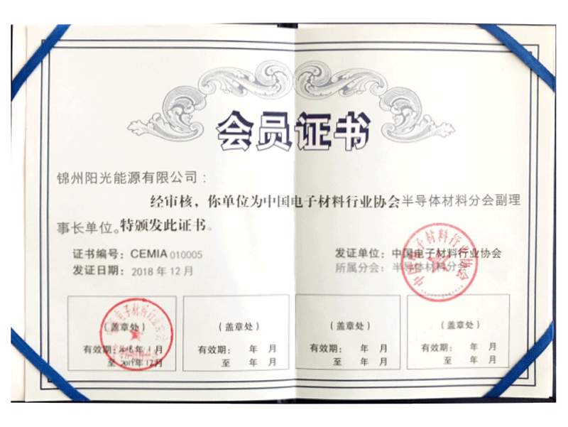 中国電子资料業界協会半導体资料分会副理事長単位